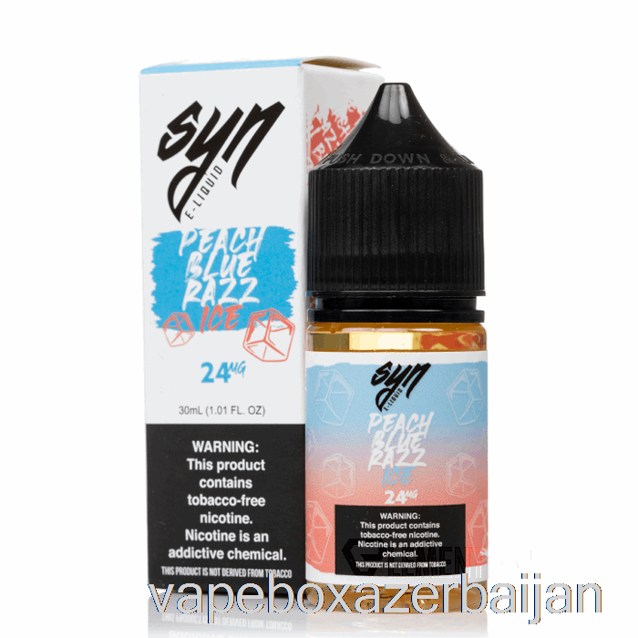 Vape Smoke ICE Peach Blue Razz - Syn Salts - 30mL 48mg